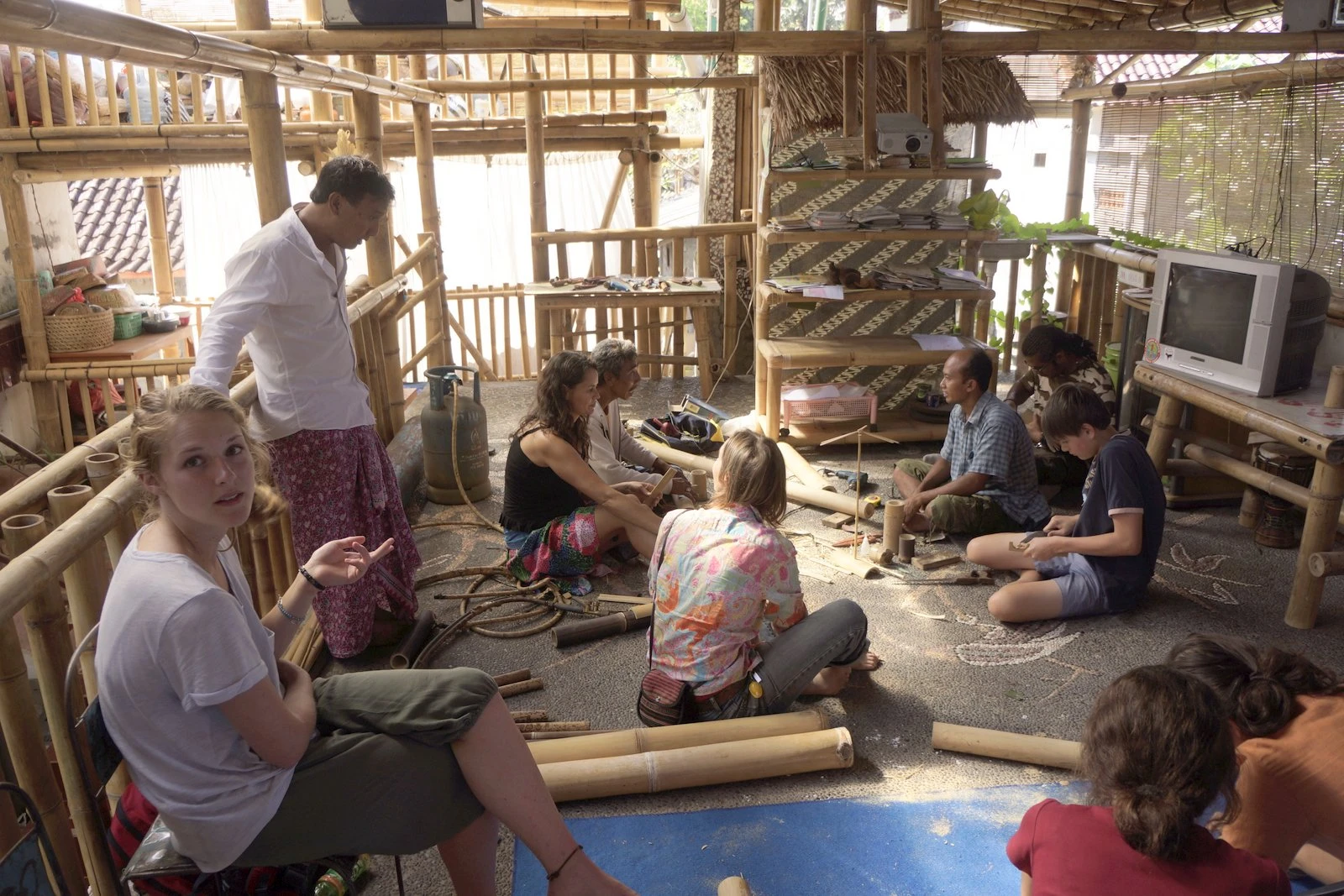 Bali Bello Bamboo Craft prctical 2013 day 1 (7)