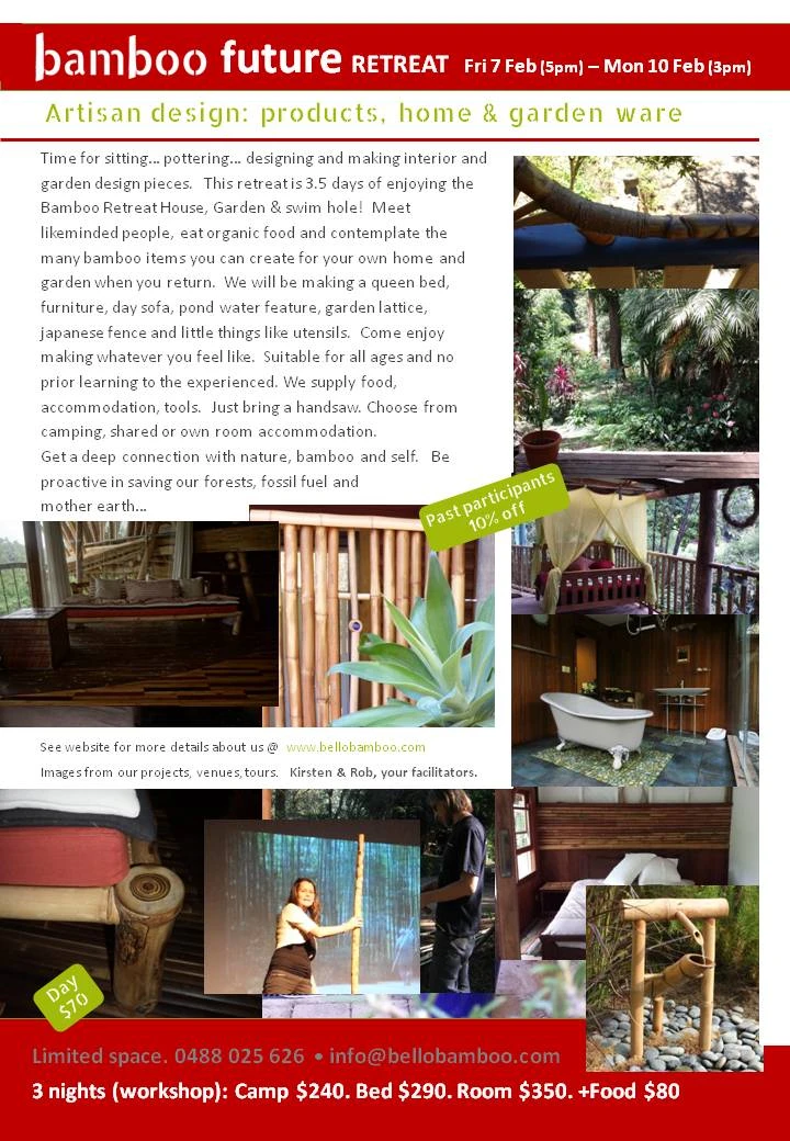 Bello Bamboo Future Retreat Feb7-10 2014